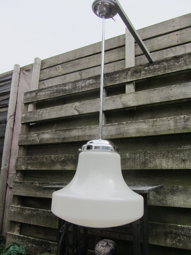 PRACHTIGE GROTE GISPEN / ART DECO LAMP, Ophalen, Gebruikt