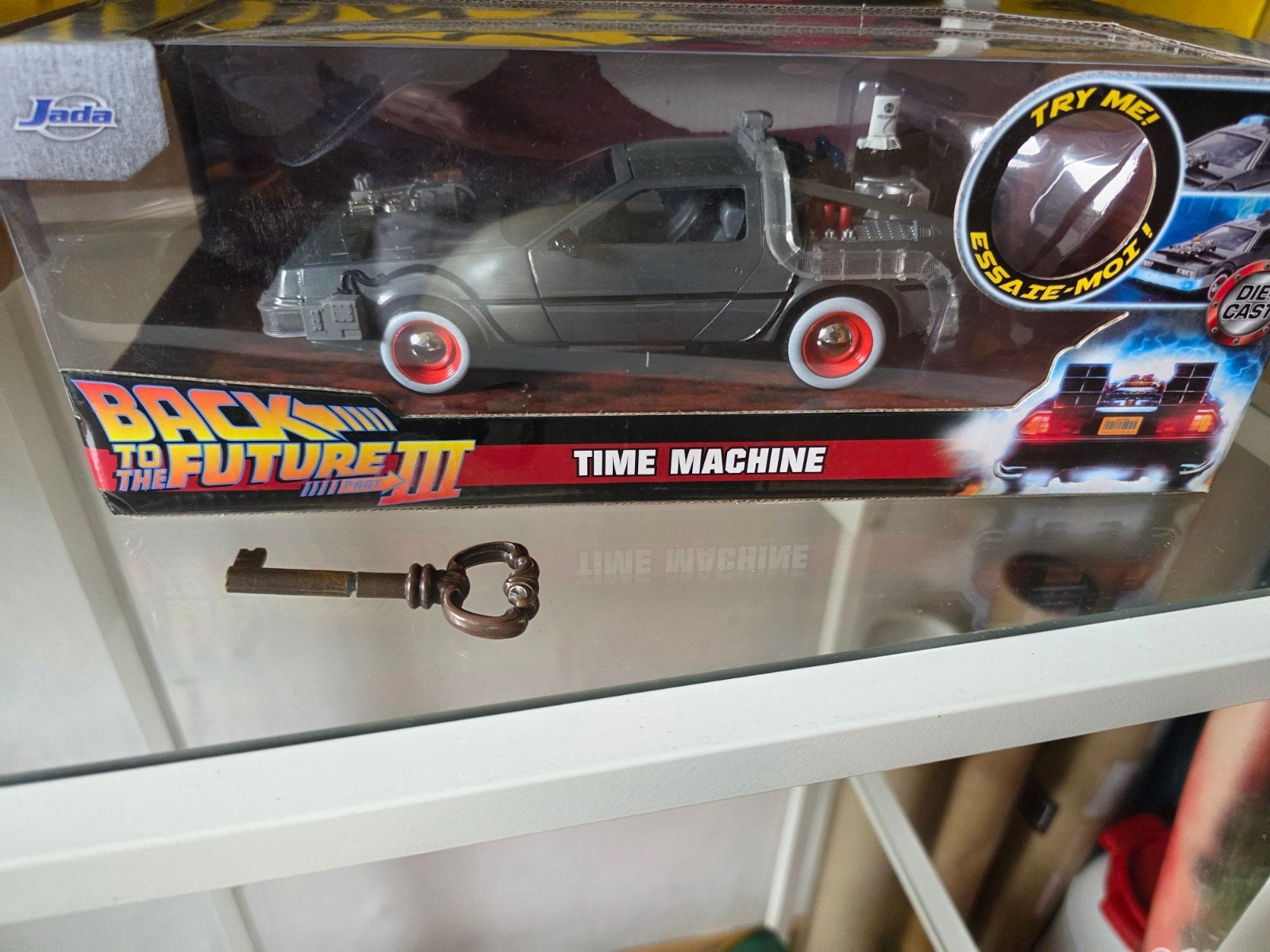 Jada Back to the Future III Time Machine DeLorean, Ophalen of Verzenden