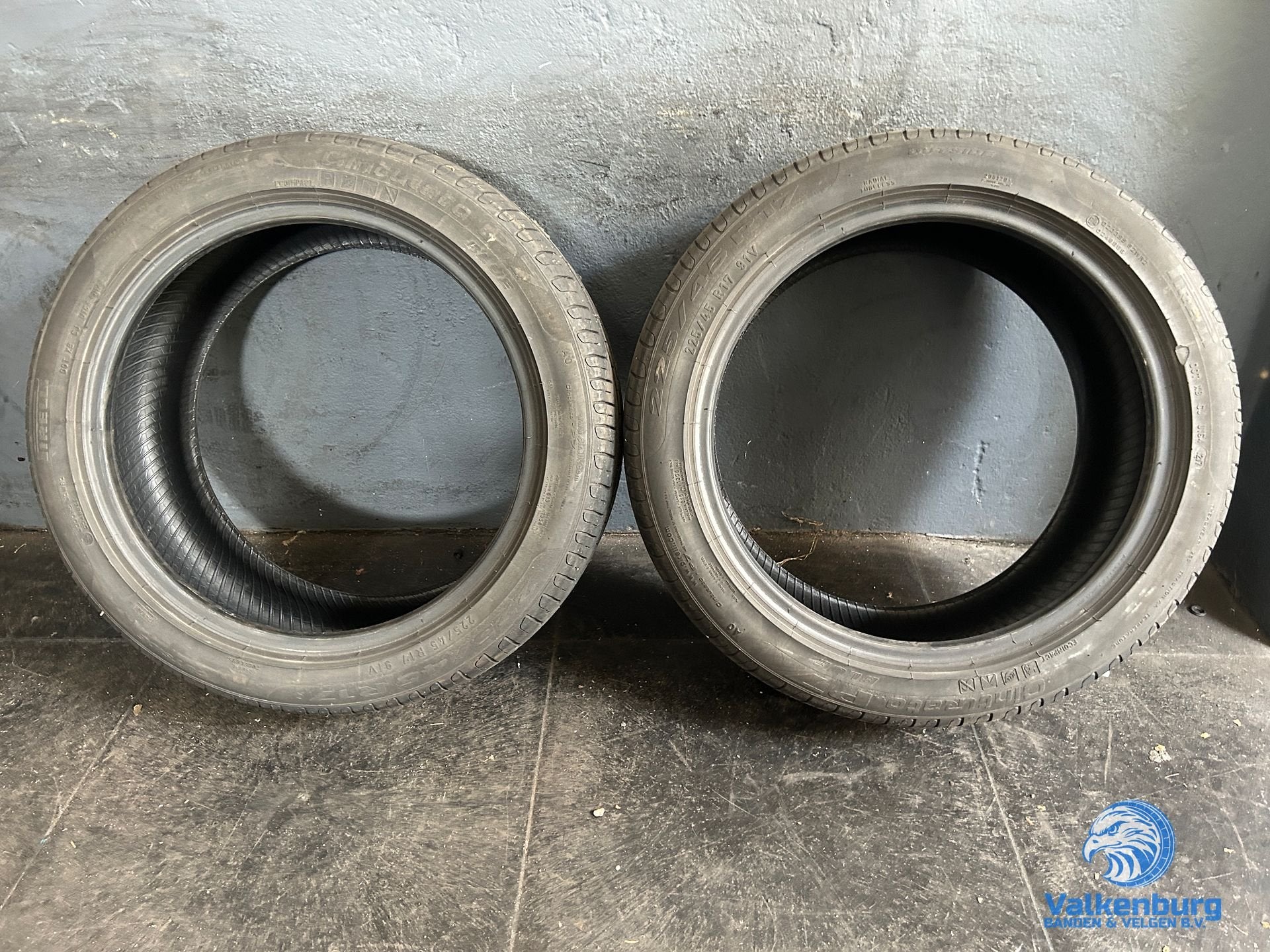 6mm! Zomerbanden 225/45R17 Pirelli Cinturato P7 Blue, Gebruikt, -, -, 17 inch