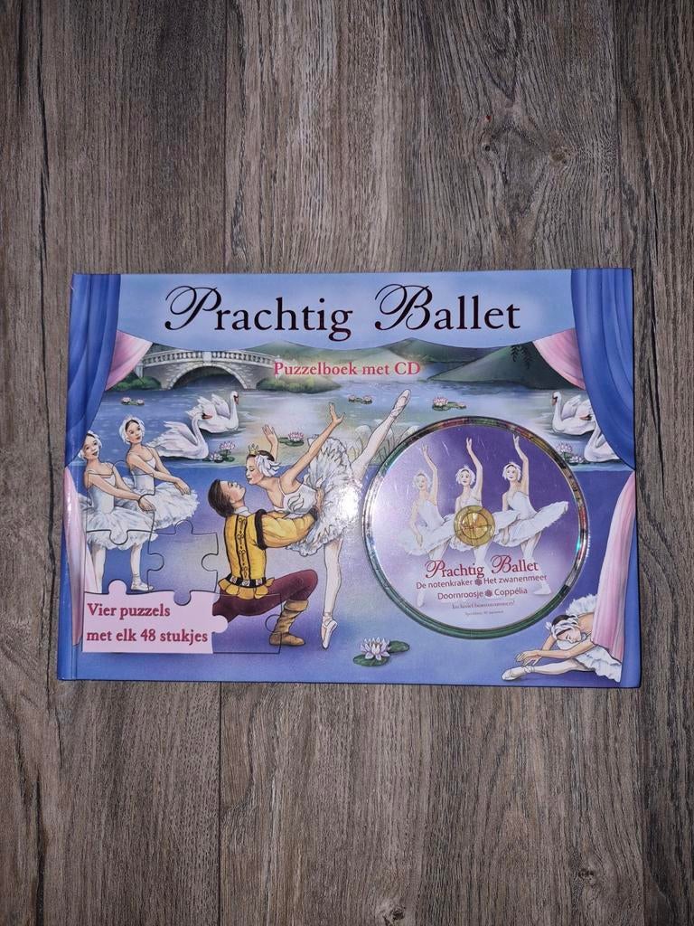 Puzzelboek met cd prachtig ballet, Ophalen of Verzenden, Zo goed als nieuw