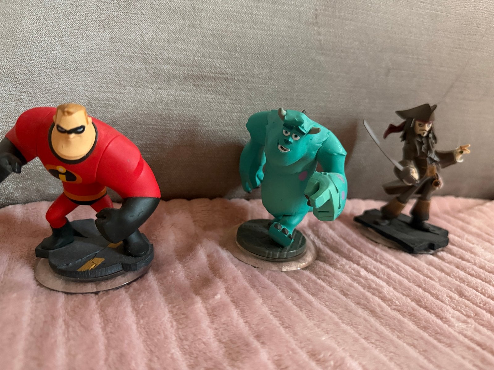 Disney Infinity Figuren: Mr. Incredible, Sulley, Captain Jac, Ophalen of Verzenden, Gebruikt