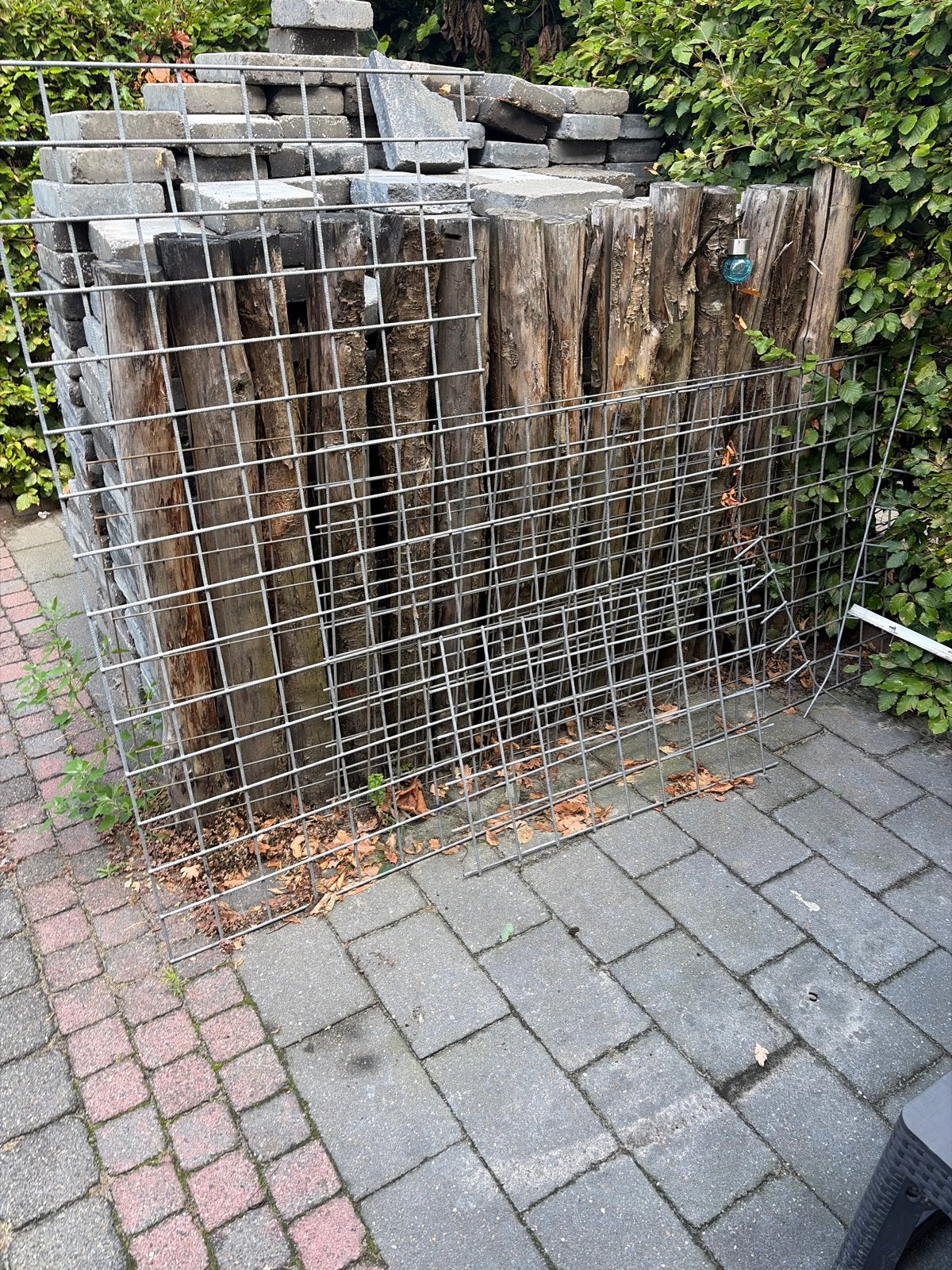 Gaashekwerk gratis af te halen, Tuin en Terras, Ophalen of Verzenden, Gebruikt, IJzer, Gaashekwerk