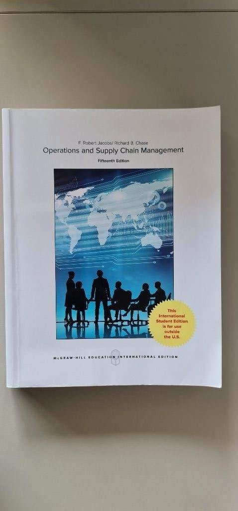 Boek: Operations and Supply Chain Management (15th Edition), Boeken, Ophalen of Verzenden, Beta, Zo goed als nieuw, HBO