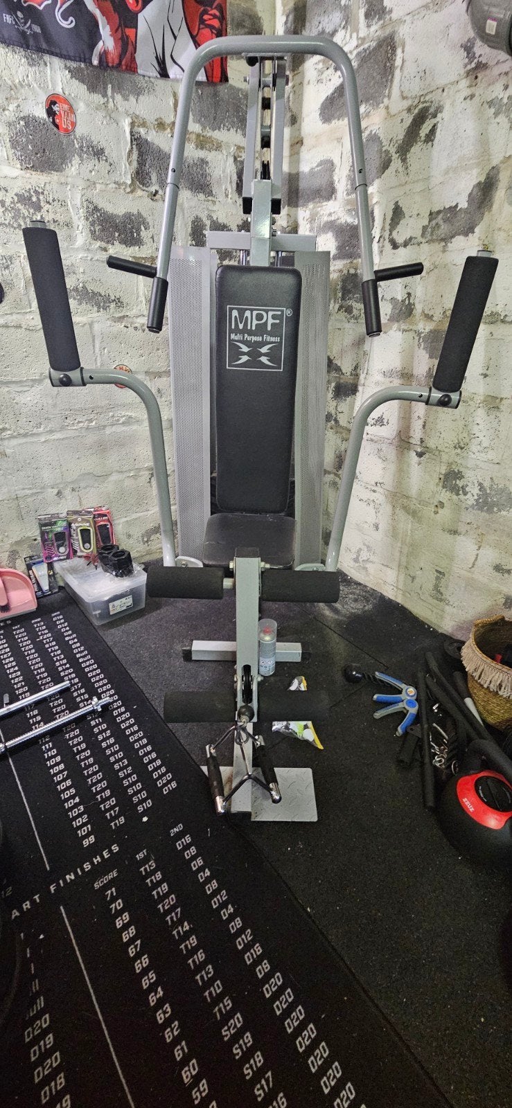 Compact MPF Krachtstation / Homegym, Ophalen, Gebruikt, Rug, Overige typen