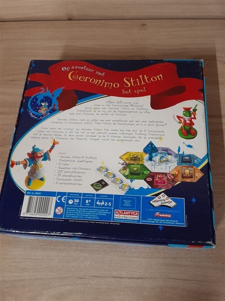 Op avontuur met Geronimo Stilton - het spel - s5305, Hobby en Vrije tijd, Gezelschapsspellen | Bordspellen, Verzenden, Zo goed als nieuw