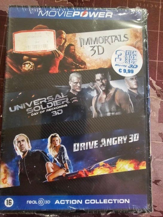 Moviepower Action Collection 3D Blu-ray Boxset, Ophalen of Verzenden, Nieuw in verpakking