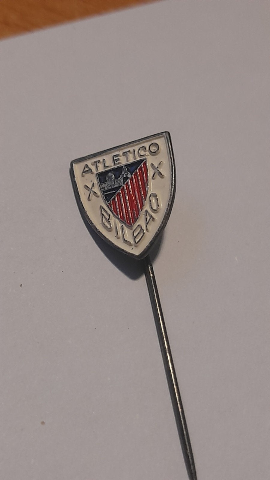 Vintage Atletic Bilbao Speldje, Verzenden, Gebruikt, Sport, Speldje of Pin