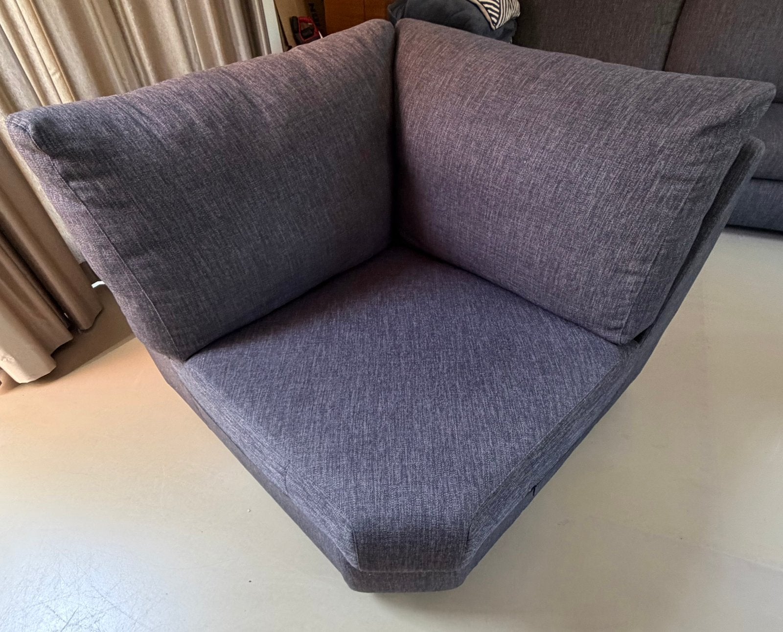 GRATIS af te halen: Hoekstuk bankstel, Ophalen, Gebruikt, 100 tot 125 cm, 100 tot 125 cm