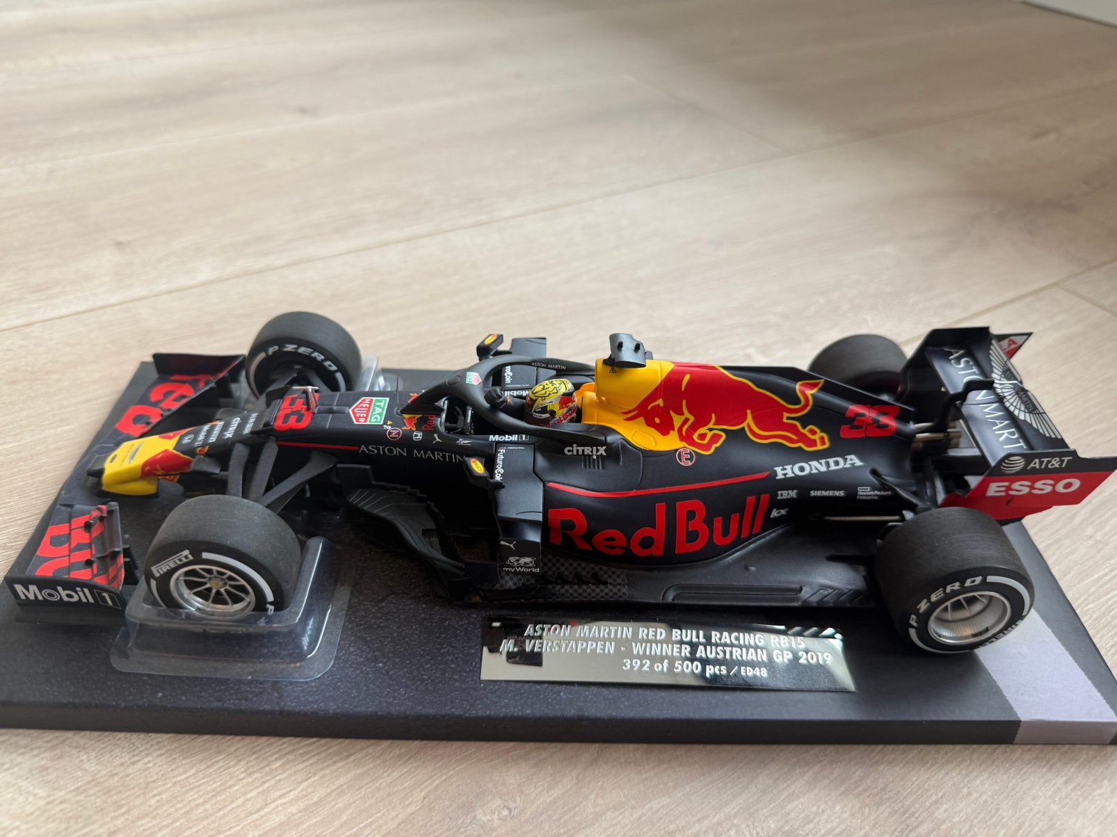 Max Verstappen 1 18 Oostenrijk 2019, Ophalen of Verzenden, Zo goed als nieuw, MiniChamps