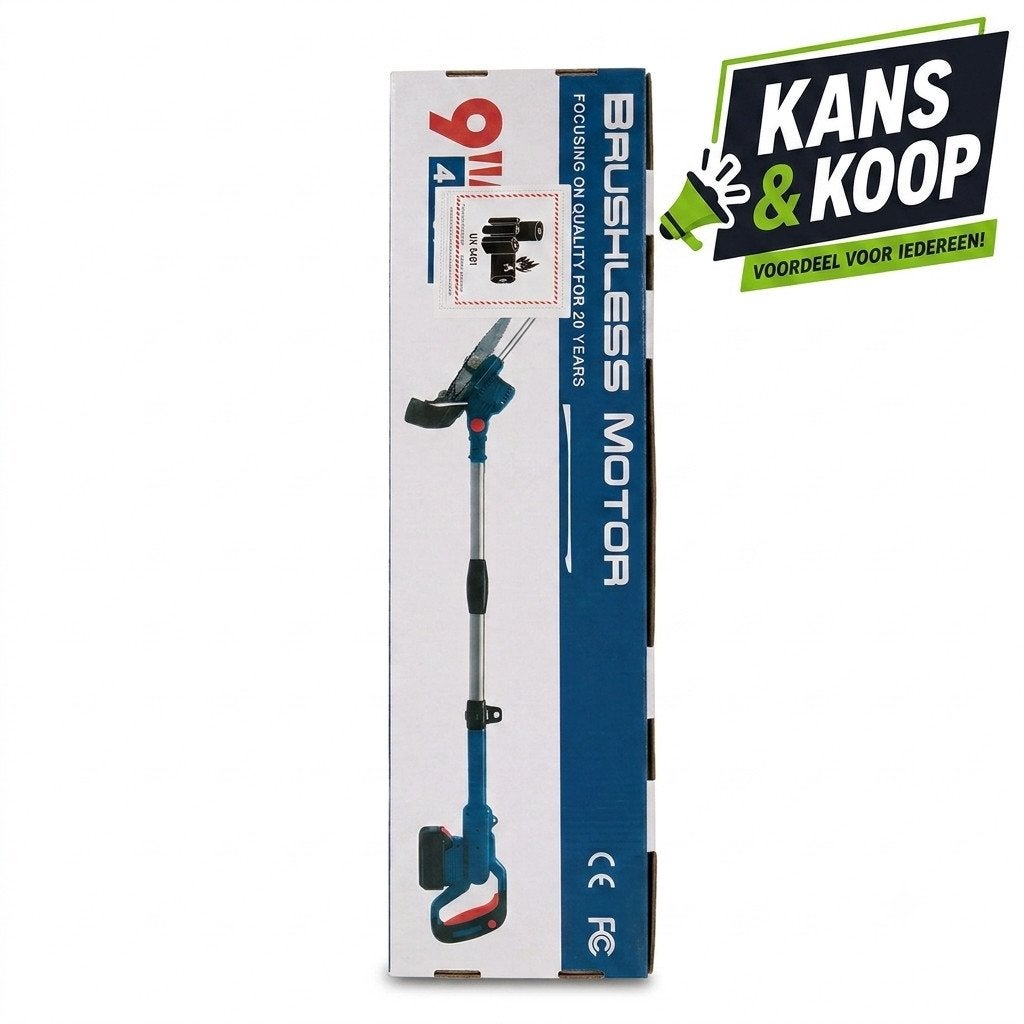 ​NIEUW Accu Bosmaaier Grastrimmer 21V Borstelloze Motor + 2x, Tuin en Terras, Grastrimmers, Ophalen of Verzenden, Nieuw, Accu