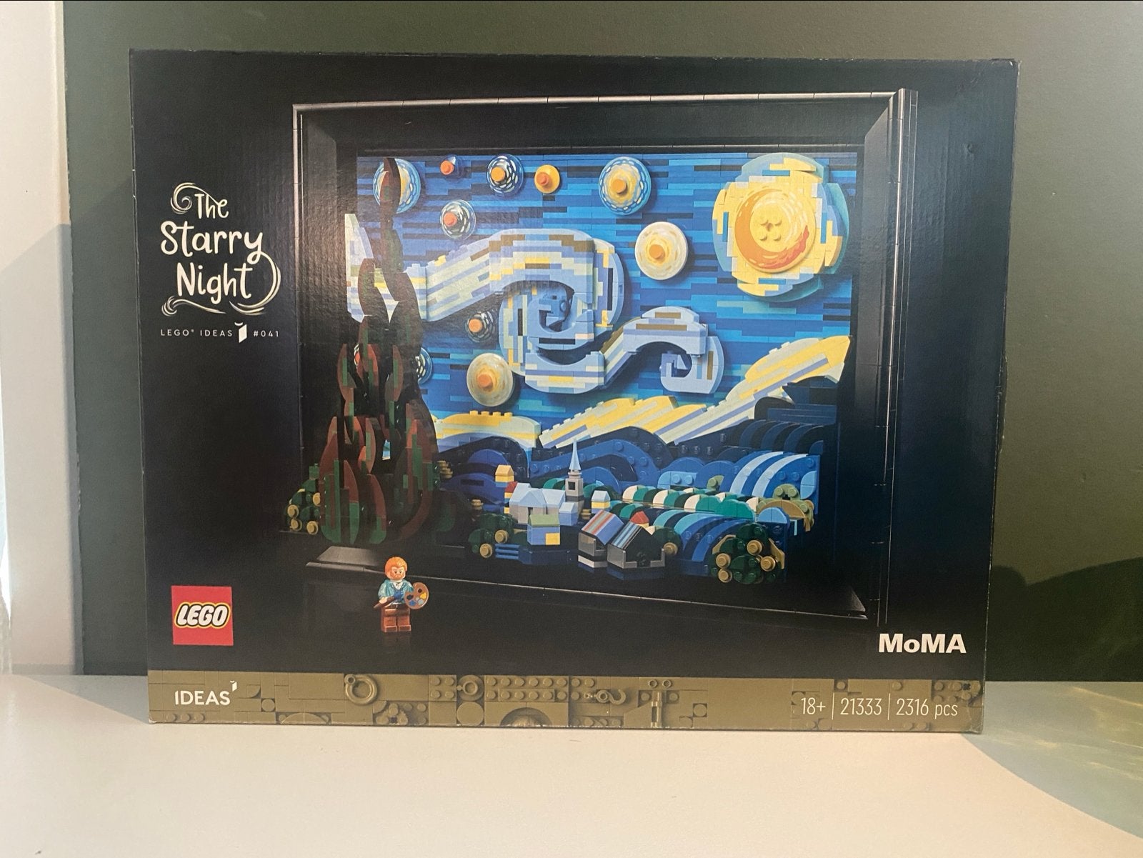 LEGO IDEAS 21333 The Starry Night - Van Gogh, Ophalen, Zo goed als nieuw