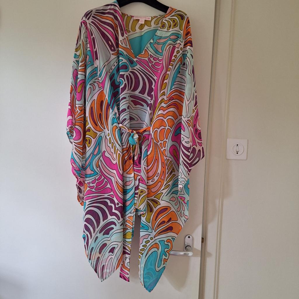 Kaftan Matthew Wiiliamson veelkleurig s/m, Ophalen of Verzenden, Zo goed als nieuw, Maat 38/40 (M)