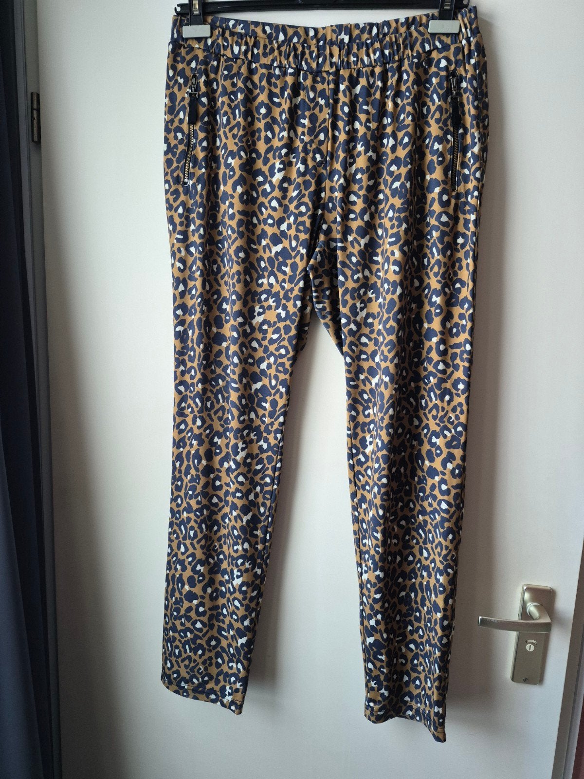 broek Poools travel kwaliteit, Blauw, Maat 42/44 (L), Ophalen of Verzenden, Lang
