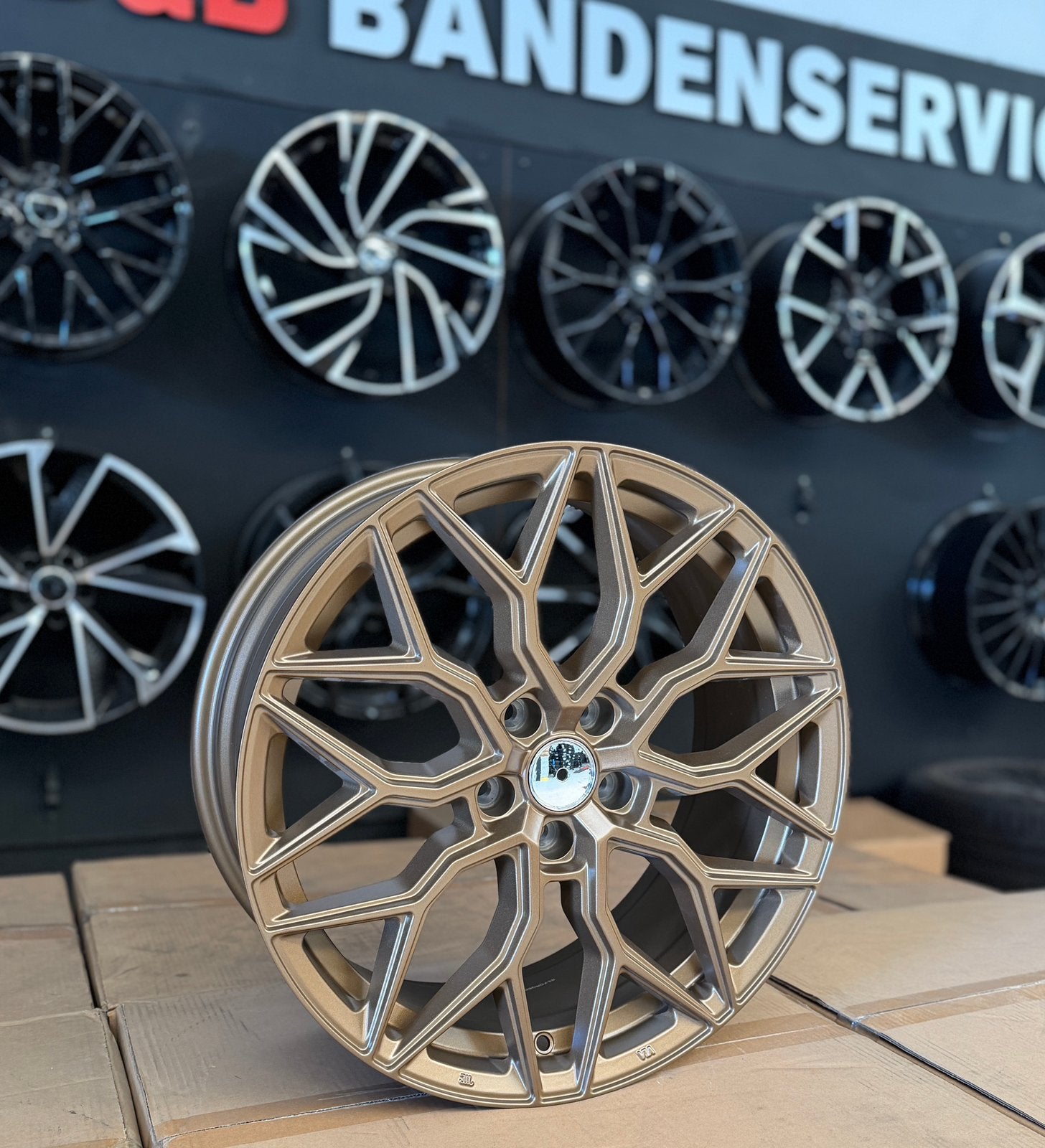 19 inch velgen nieuw brons 5x112 vw audi mercedes cupra bmw, 19 inch, Velg(en), Nieuw, Ophalen of Verzenden