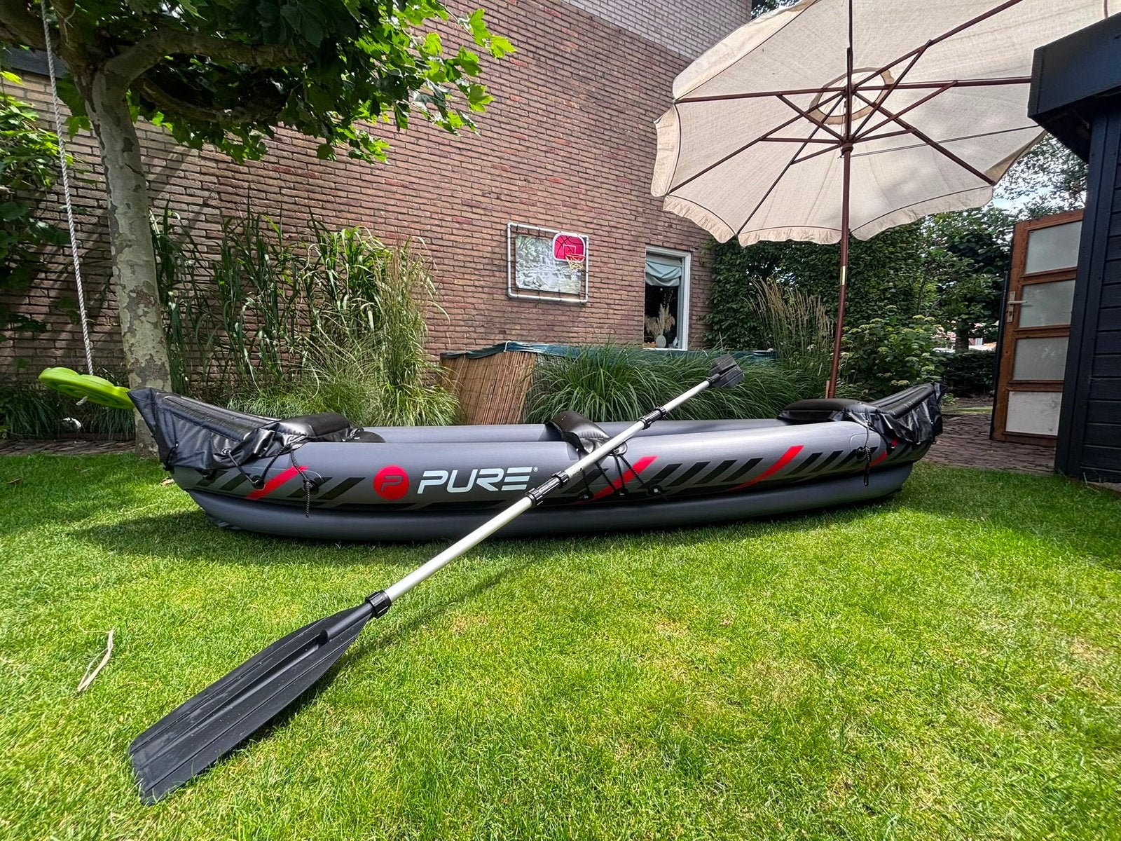 Pure 4 fun kayak (bijna) nieuw, Ophalen, Met peddels, Kajak, Twee personen