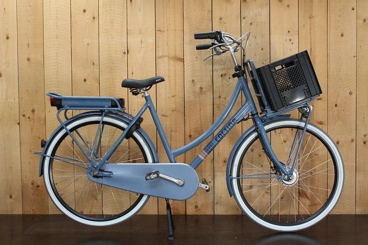 Cortina U4-E, Fietsen en Brommers, Elektrische fietsen, Gebruikt, 55 tot 59 cm, 50 km per accu of meer