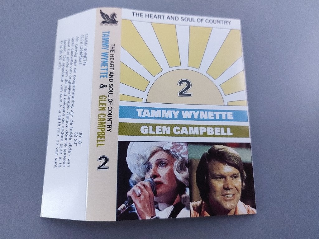 WYNETTE & CAMPBELL - THE HEART AND SOUL OF COUNTRY 2 (MC), 1 bandje, Ophalen of Verzenden, Zo goed als nieuw, Origineel