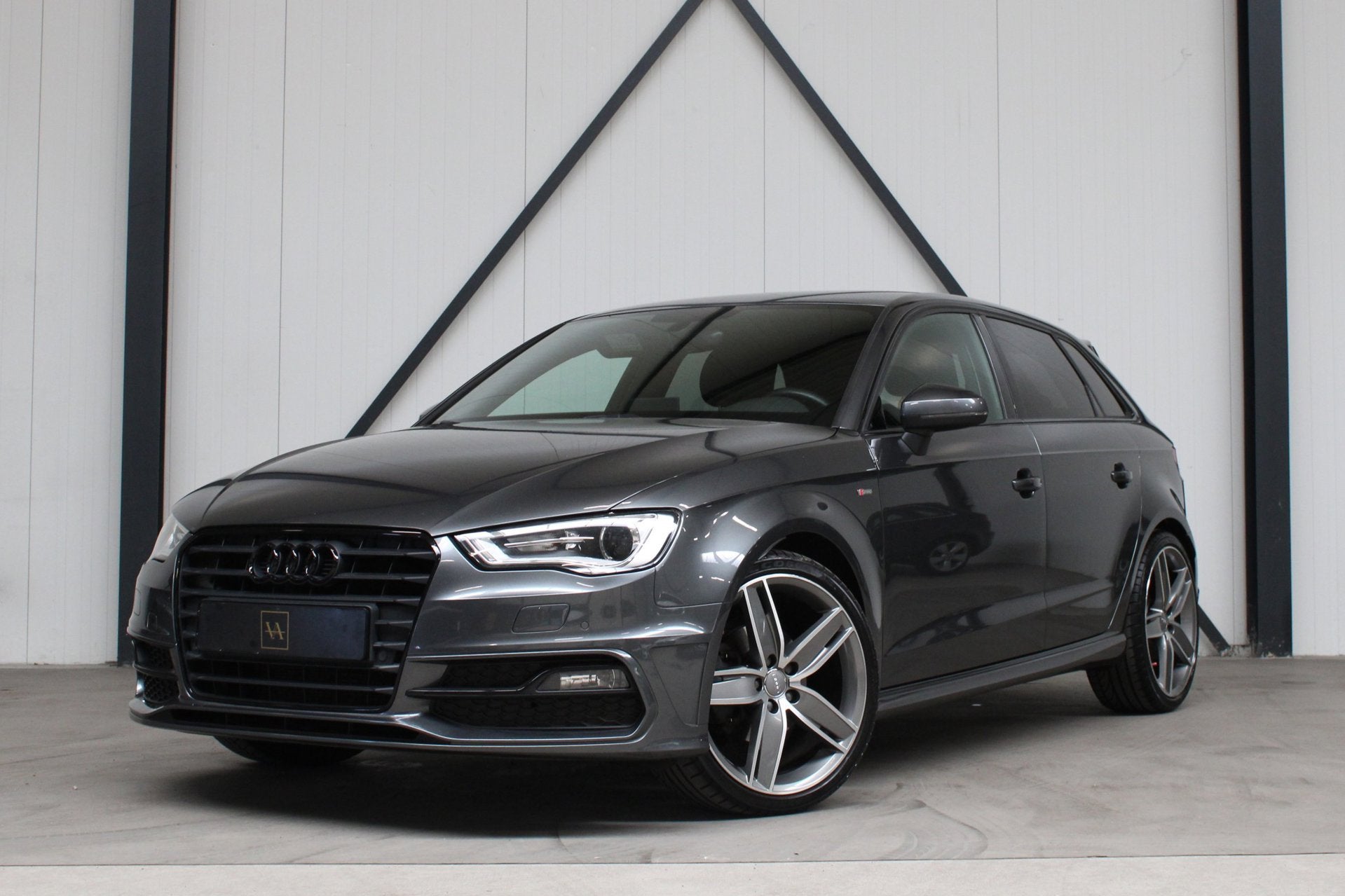 Audi A3 Sportback 1.4 TFSI CoD Ambition Pro Line S I Stoelve, Auto's, Gebruikt, Zwart, 4 cilinders, Leder en Stof