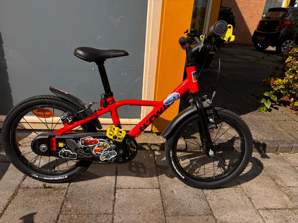 16 inch btwin kindersiets, Fietsen en Brommers, Ophalen of Verzenden, Zo goed als nieuw, 16 tot 20 inch