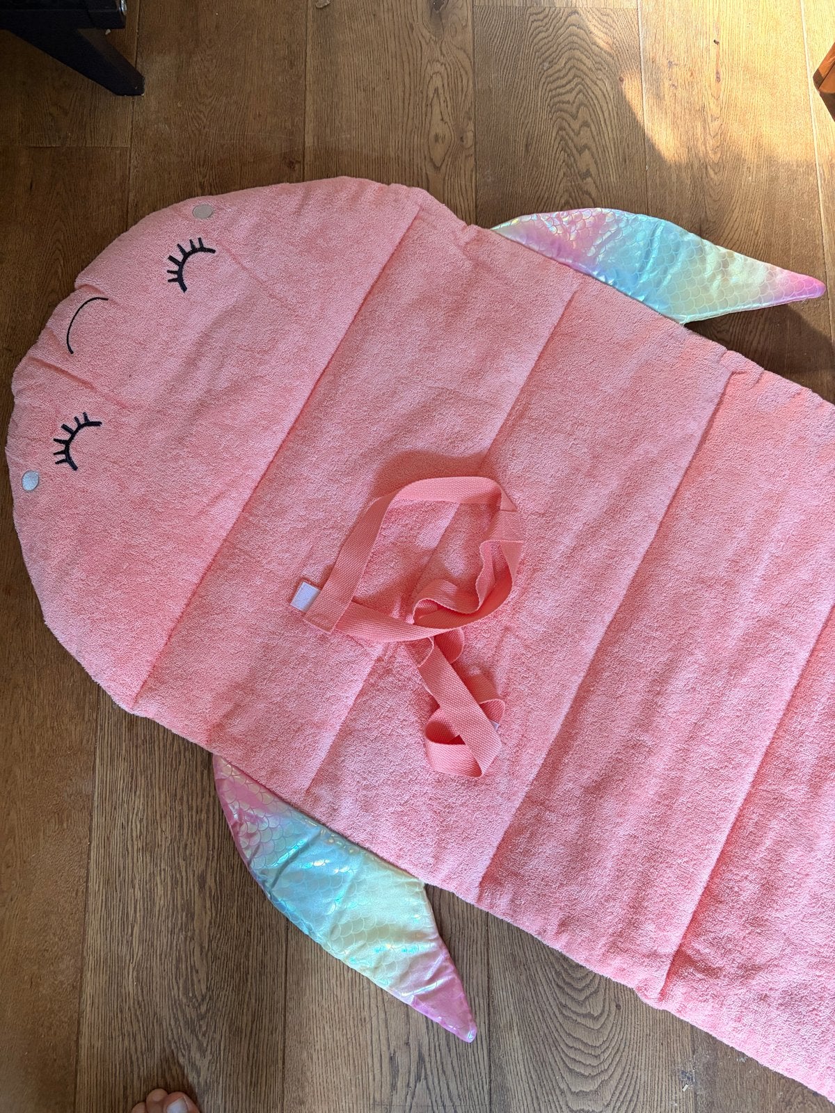 Vertbaudet strandkleed voor kinderen - Roze en Blauw, Ophalen, Nieuw, Jongen of Meisje