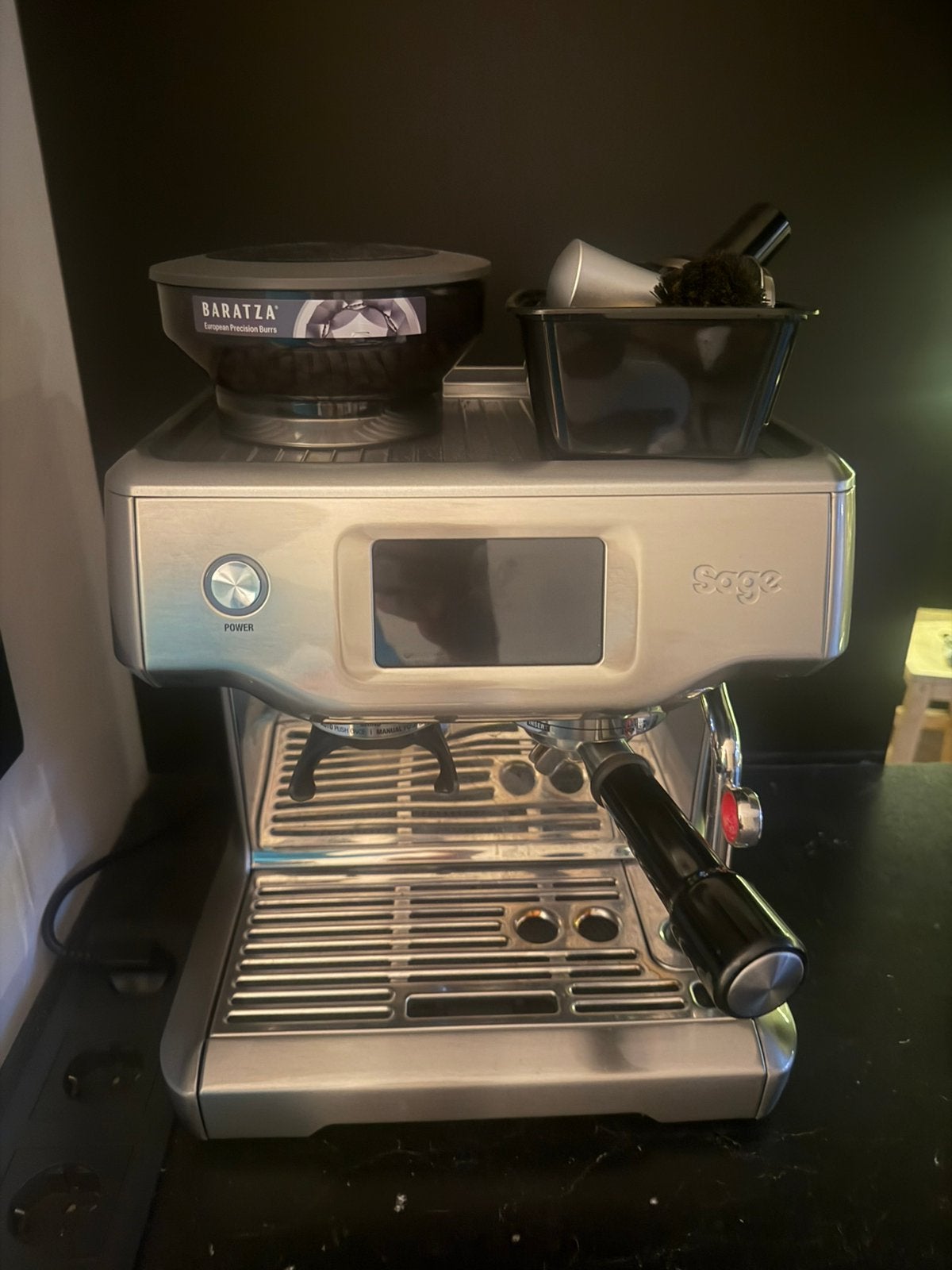 Sage Barista Touch (met garantie), Ophalen of Verzenden, Zo goed als nieuw, Espresso apparaat