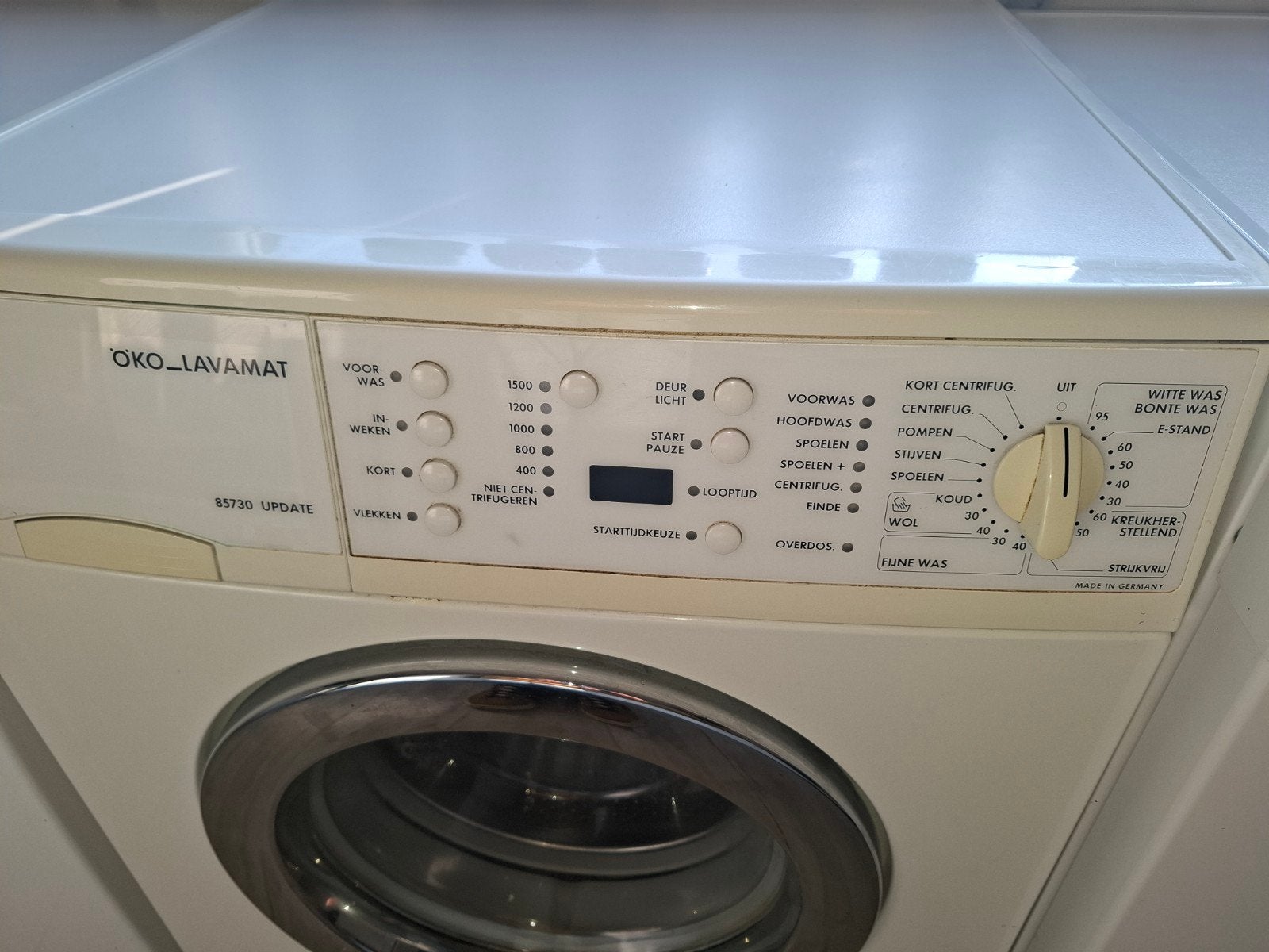 Aeg  Update Wasmachine  Digitaal & Zeer Goed, Witgoed en Apparatuur, Ophalen, Zo goed als nieuw, Voorlader, Kort programma