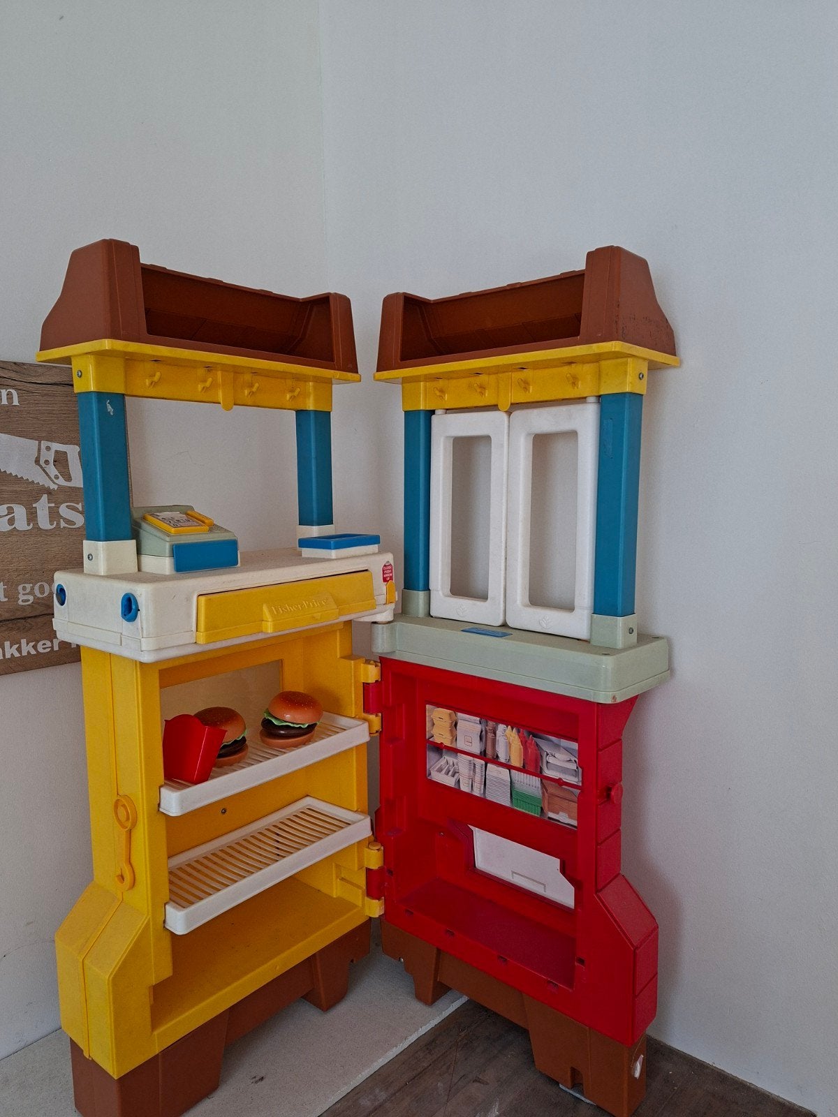 Vintage Fisher-Price McDonald's speelkeuken, Ophalen, Gebruikt, Jongen of Meisje