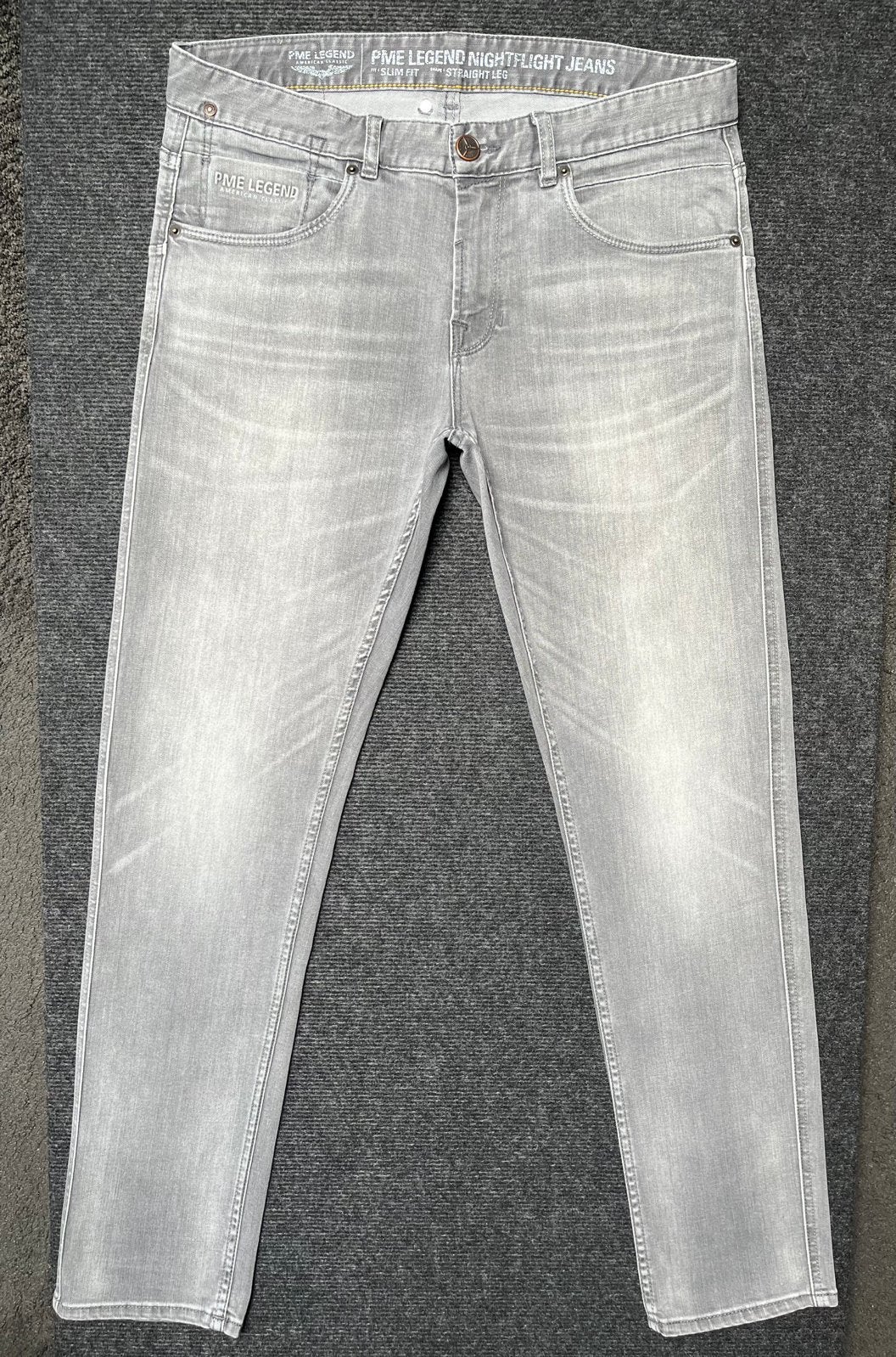 PME Legend Nightflight stretch jeans 33/32 (NIEUW), Ophalen of Verzenden, Nieuw, Grijs, W33 - W34 (confectie 48/50)