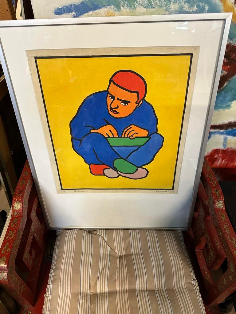 Anton Versluys - Het Tekenaartje (1/25), Antiek en Kunst, Kunst | Tekeningen en Foto's, Verzenden