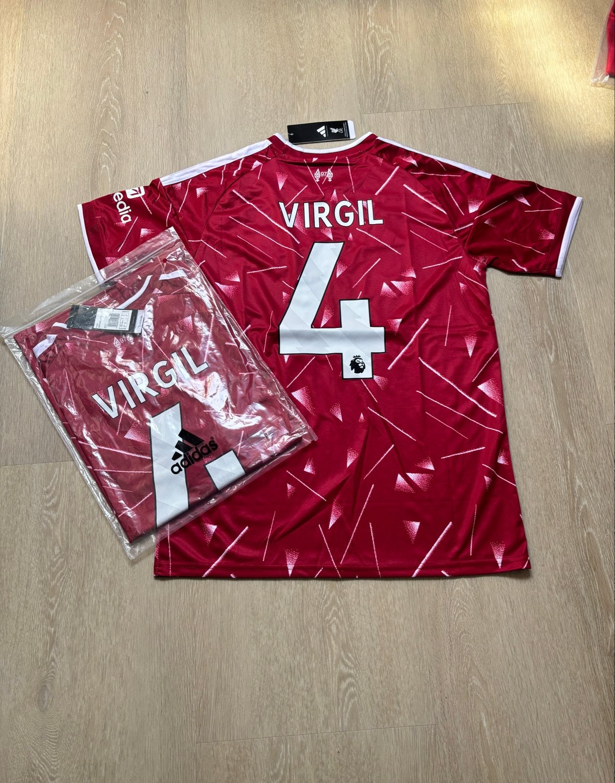Liverpool Thuisshirt Virgil van Dijk - Maat M, Nieuw, Voetbal, Rood, Verzenden