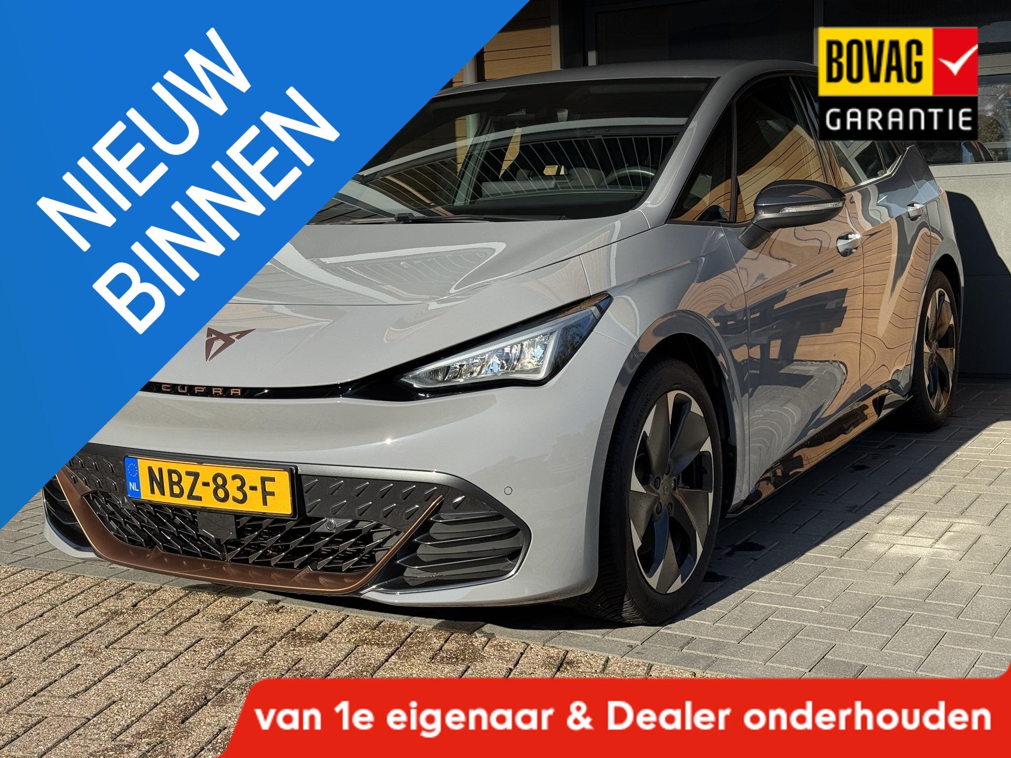 CUPRA Born Business 170KW navi,Cam,Carplay,Led,Cruise, Auto's, Automaat, Dealer onderhouden, Gebruikt, Zwart