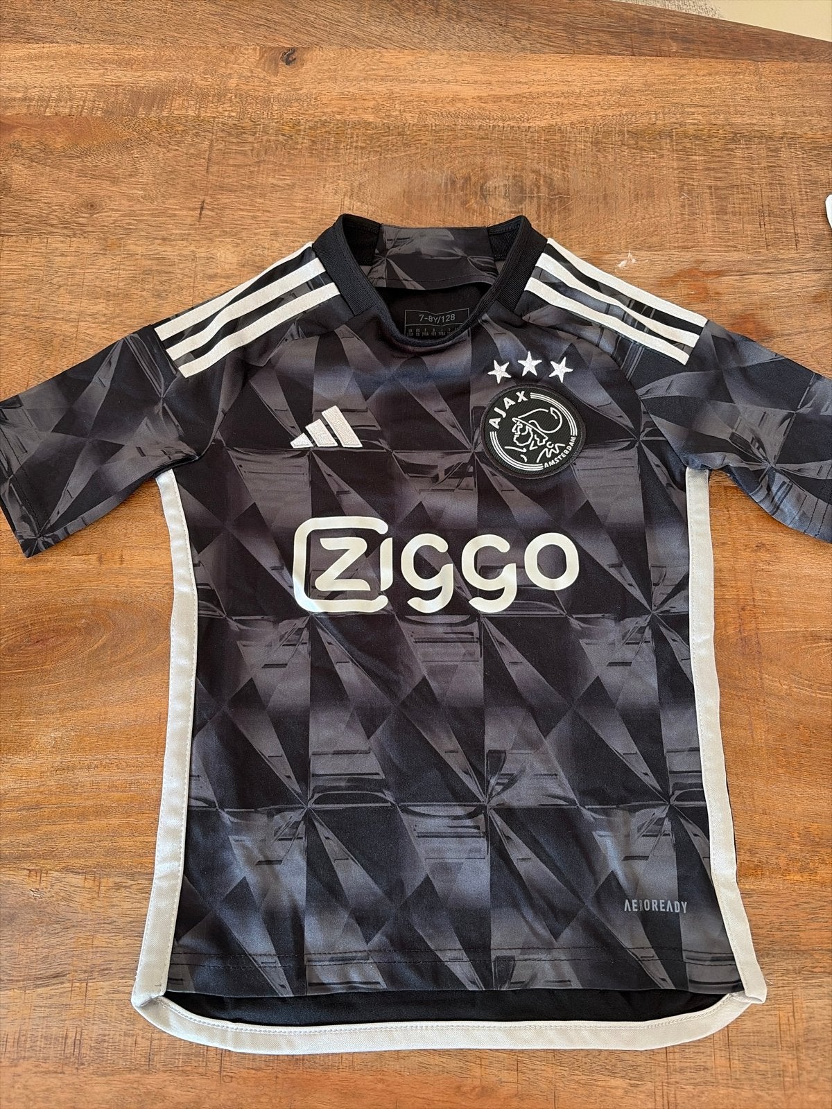 Ajax uitshirt 2022/2023 maat 128 (7-8 jaar), Ophalen of Verzenden, Zo goed als nieuw, Jongen of Meisje