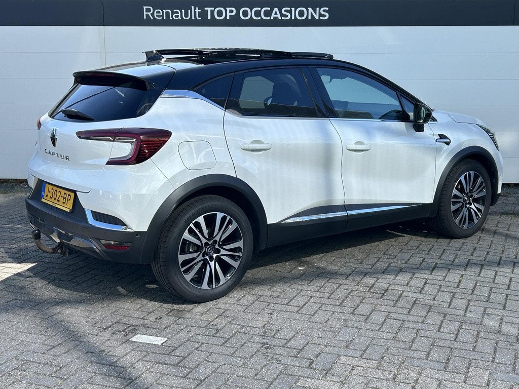 Renault Captur 1.3 TCe 155 Initiale Paris | Schuif/Kantel-Da, Gebruikt, 4 cilinders, Met garantie (alle), Wit