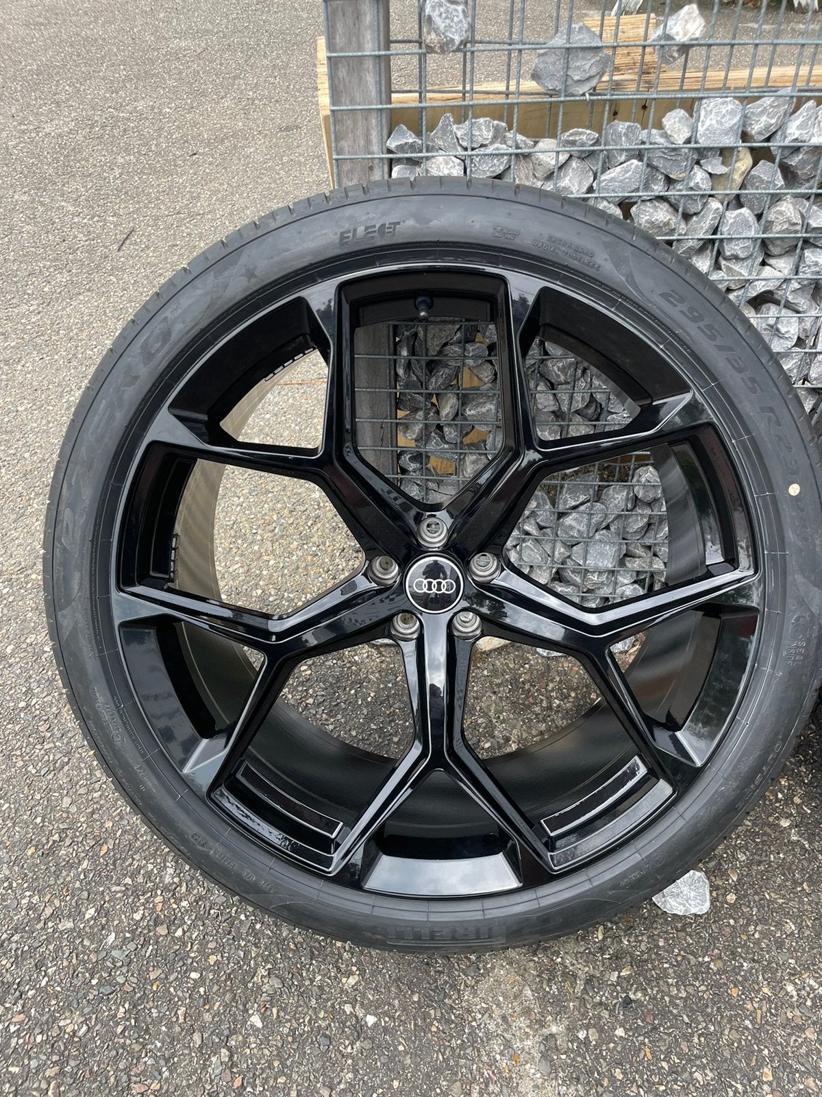 23 inch Audi Q8 SQ8 velgen 5x112 + Pirell zomerbanden, Banden en Velgen, Nieuw, Overige maten, Ophalen of Verzenden