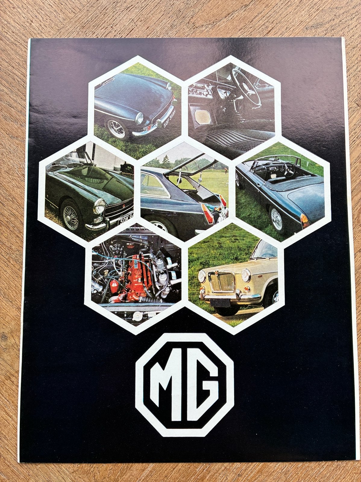 MG programma brocnure Midget MGB, Verzenden, Zo goed als nieuw, Overige merken