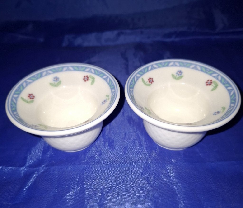 Villeroy & Boch Adeline eierdoppen, Ophalen of Verzenden, Zo goed als nieuw, Overige stijlen, Porselein