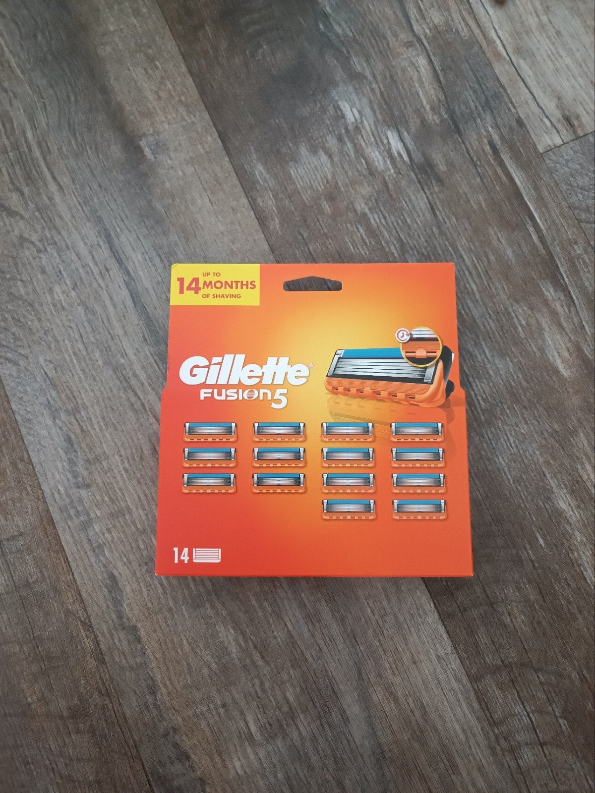 Gillette Fusion5 Scheermesjes 14 Stuks - Nieuw & Verzegeld, Ophalen of Verzenden, Nieuw, Gehele gezicht, Verzorging