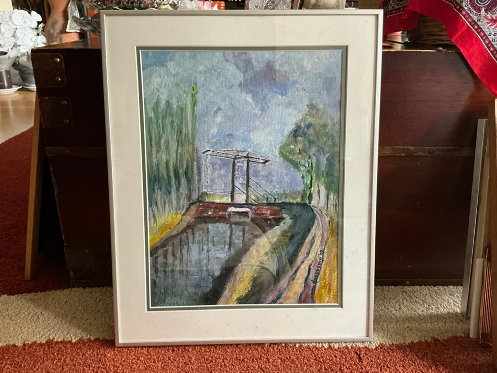 Aquarel van Otto Hoogkamp 🌺 1997 🌺 Bekende schilder, Antiek en Kunst, Kunst | Schilderijen | Klassiek, Ophalen