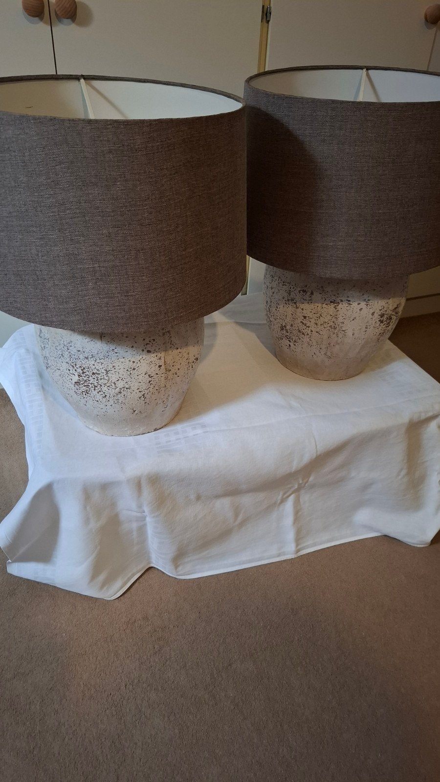 schemerlampen, Ophalen, Tafellamp, Beige, Zo goed als nieuw