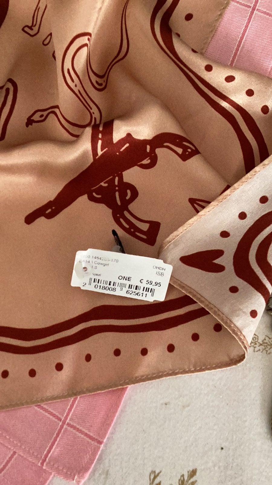 Zijden sjaal, Verzenden, Nieuw, Maat 46/48 (XL) of groter, Sjaal