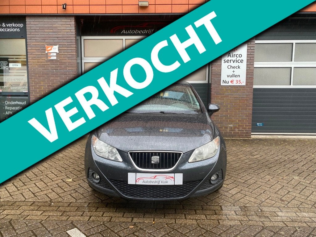 Seat Ibiza 1.2 Style ZEER MOOIE AUTO AIRCO, Auto's, Seat, Voorwielaandrijving, Euro 5, Stof, Gebruikt