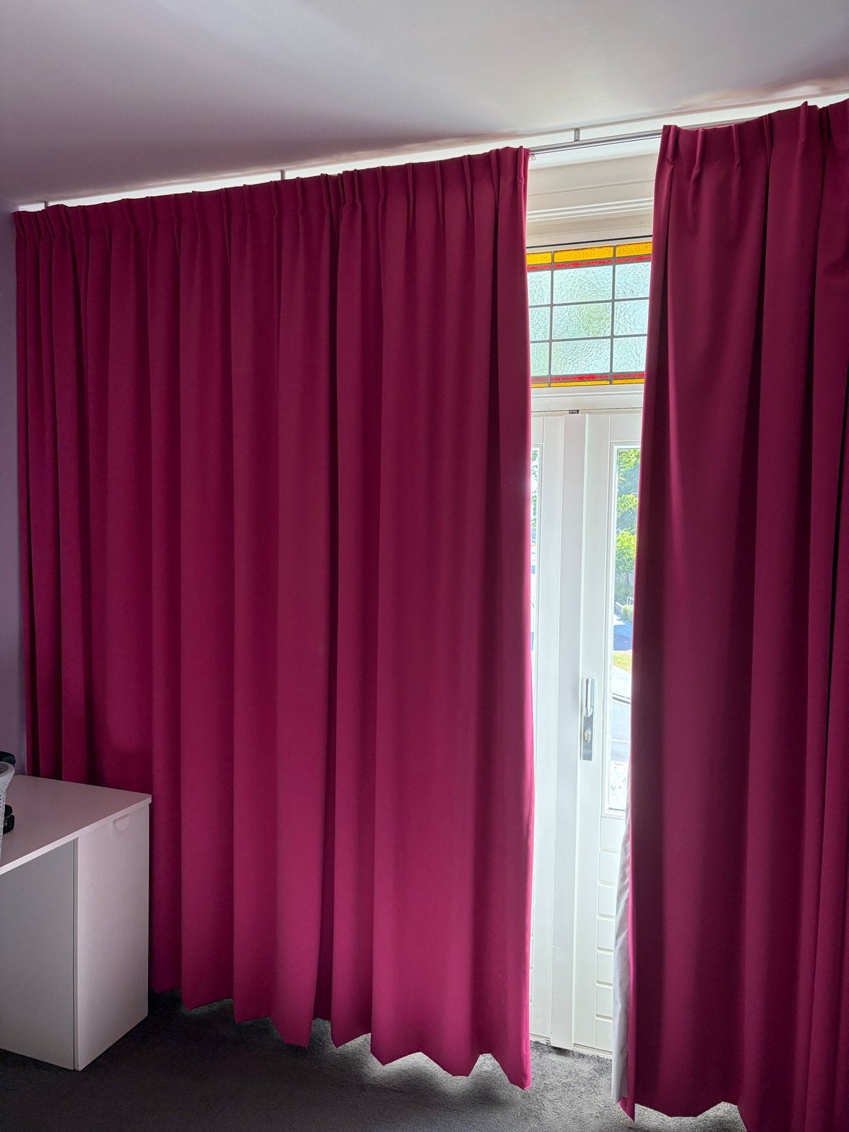 Extra verduisterende gordijnen, zware kwaliteit, 390x270cm, Huis en Inrichting, Stoffering | Gordijnen en Lamellen, Ophalen, Gebruikt