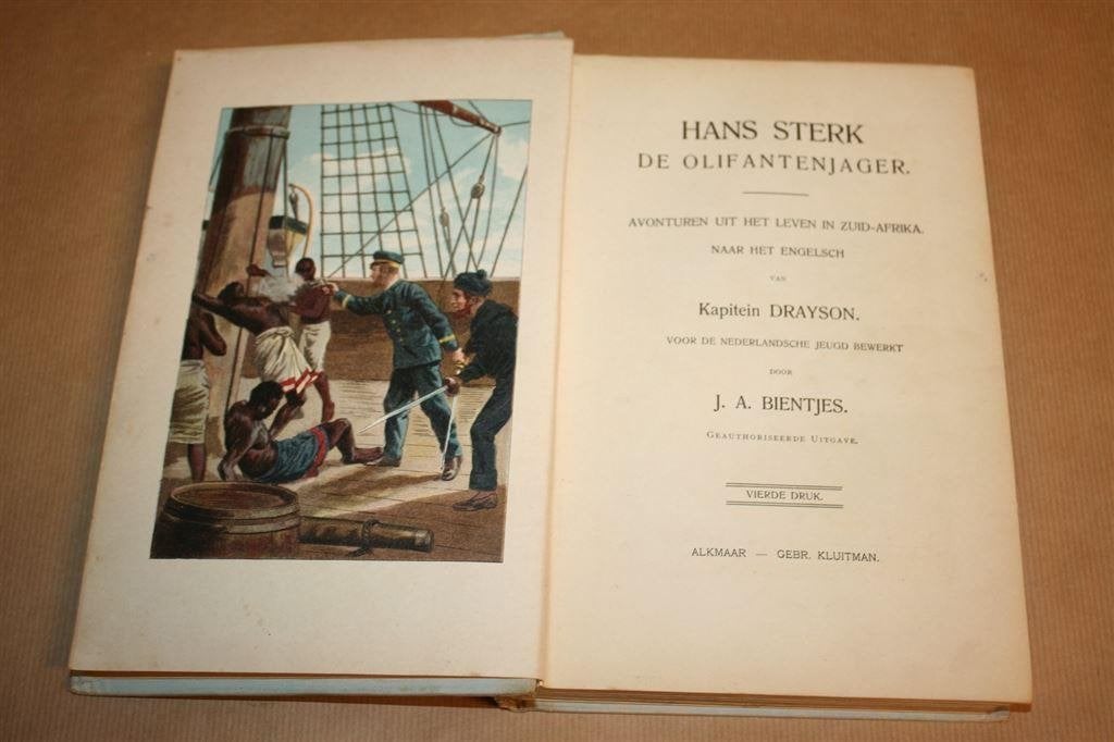 Hans Sterk, de olifantenjager. Drayson. Uitg. Kluitman 1911., Ophalen of Verzenden, Gelezen