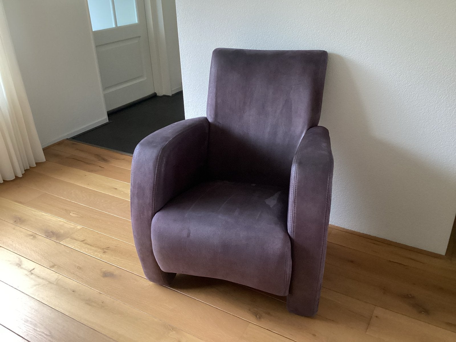 Comfortabele fauteuil, Ophalen, Gebruikt, 75 tot 100 cm, Stof