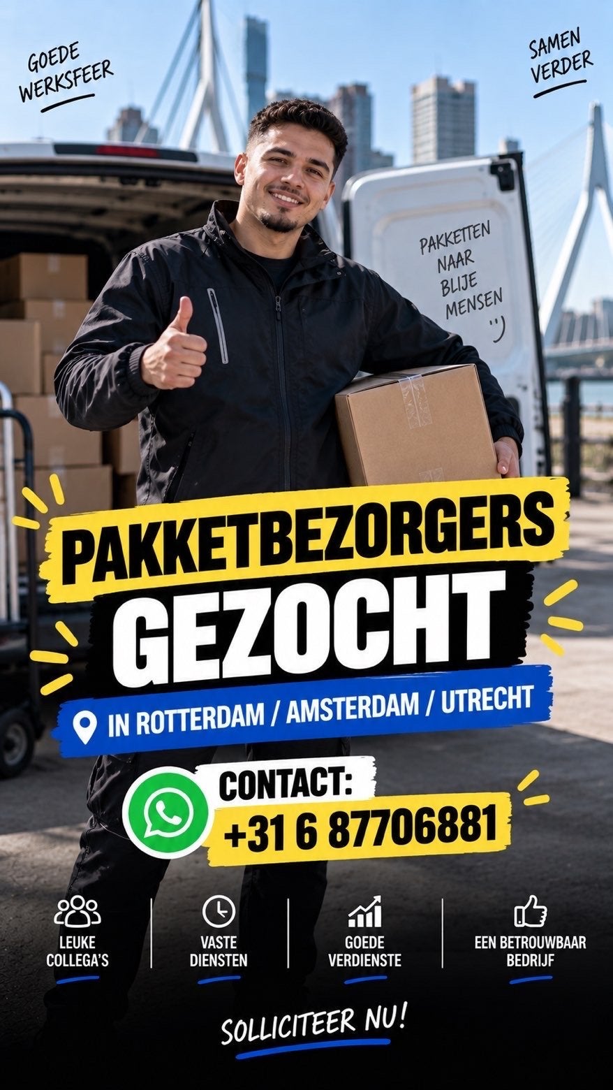 Neem contact op: +31 6 82632006, Vacatures
