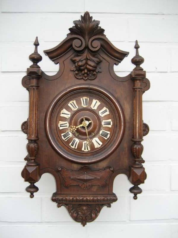 Twee antieken klokken + 1 pendule, Ophalen of Verzenden