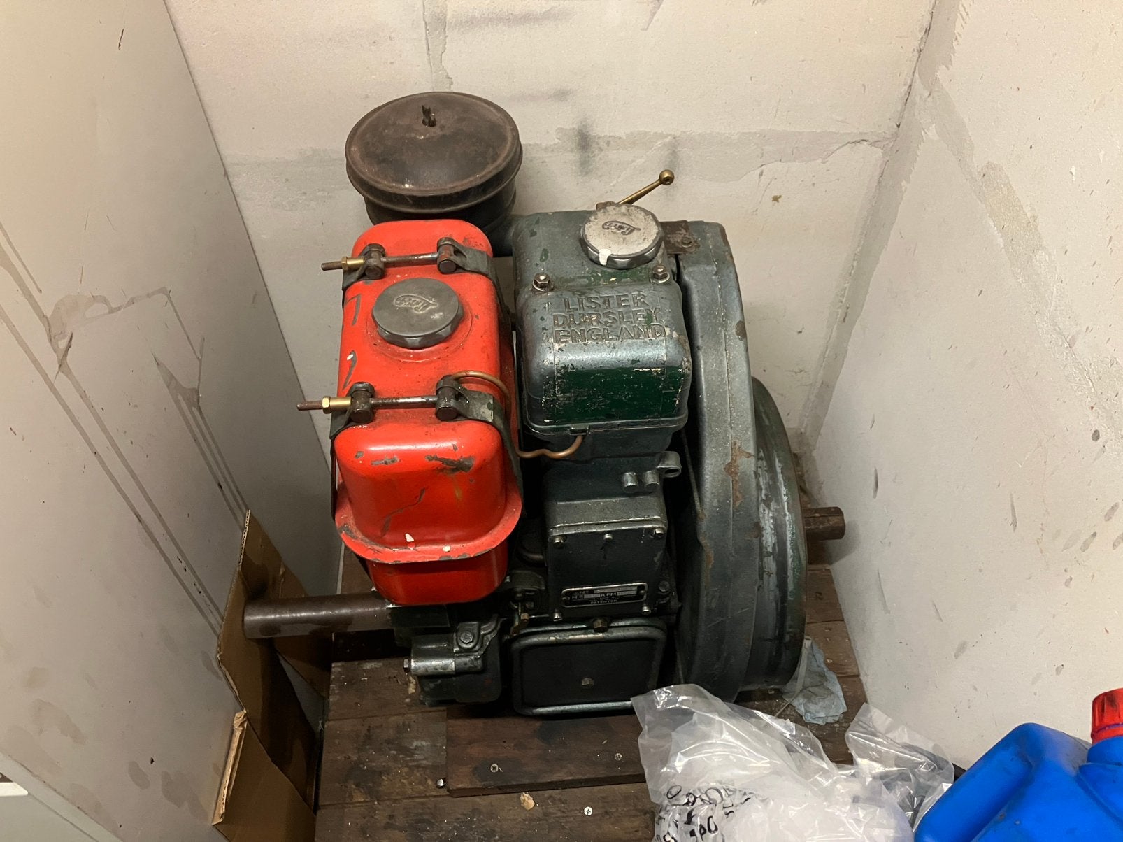 Lister LD1, Ophalen, Gebruikt, Dieselmotor, Minder dan 1400 rpm