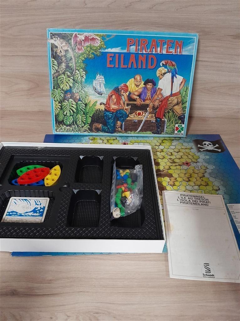 Piraten Eiland - s1317, Hobby en Vrije tijd, Gezelschapsspellen | Bordspellen, Verzenden, Zo goed als nieuw