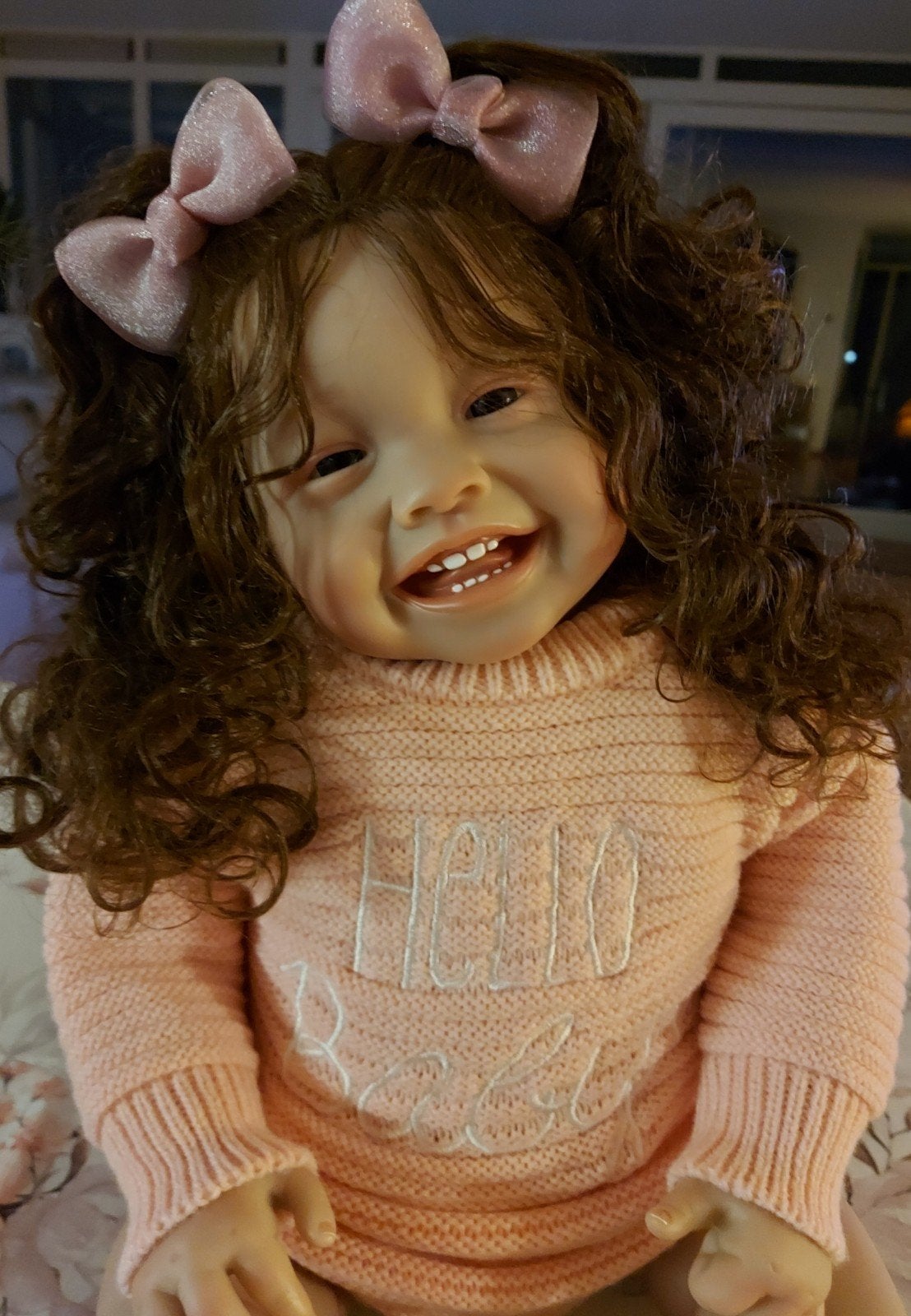 Super mooie Reborn Baby, Ophalen of Verzenden, Zo goed als nieuw, Babypop