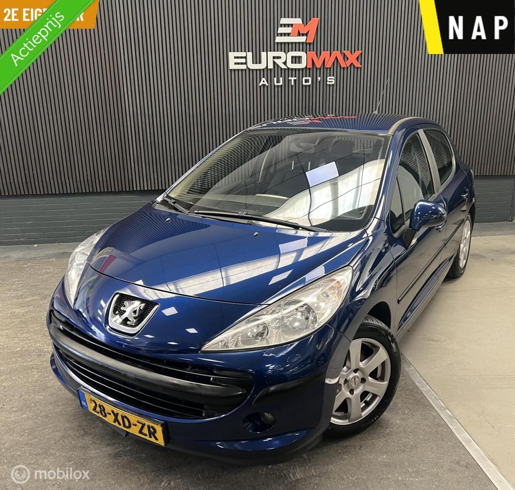 Peugeot 207 1.6-16V XS 2e Eigenaar - Distr verv - NAP- Airco, Voorwielaandrijving, Stof, Gebruikt, Blauw